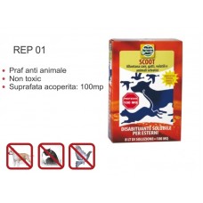 Praf solubil impotriva animalelor - anti caini, pisici, pasari - REP 01